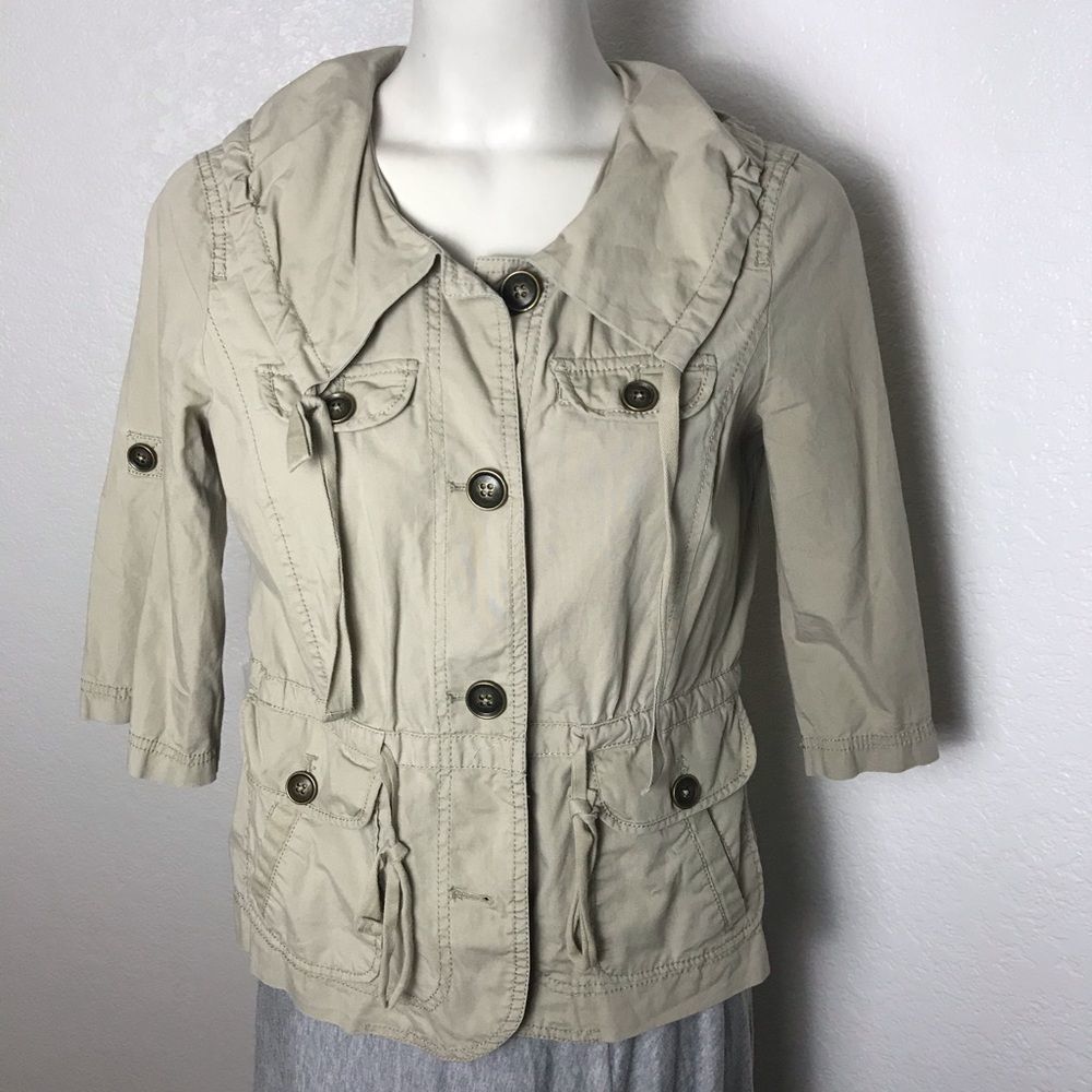 Ann Taylor LOFT Women’s khaki jacket Petite S